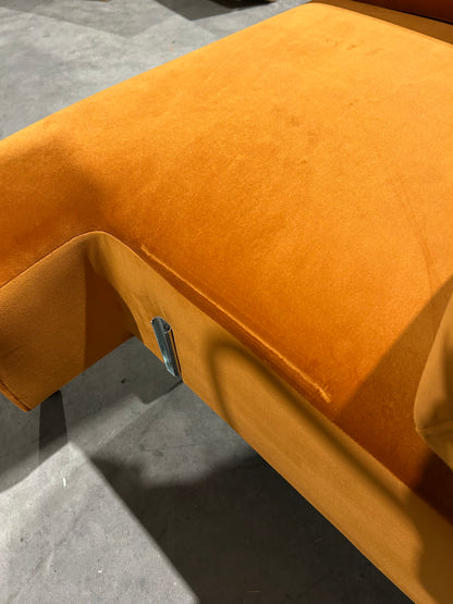 Swyft Model 05 Loveseat  Eco-Velvet Bronze