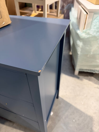 John Lewis Wilton 3 Drawer Chest, Denim Blue