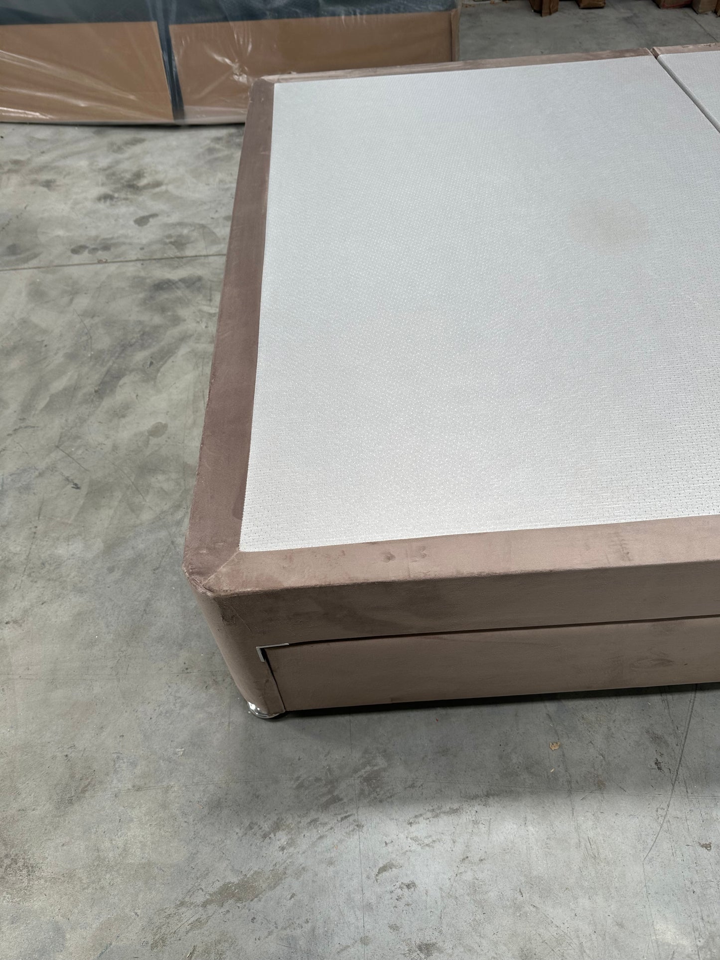 Silentnight 4 Drawer Divan Base, King Size, Velvet Mink