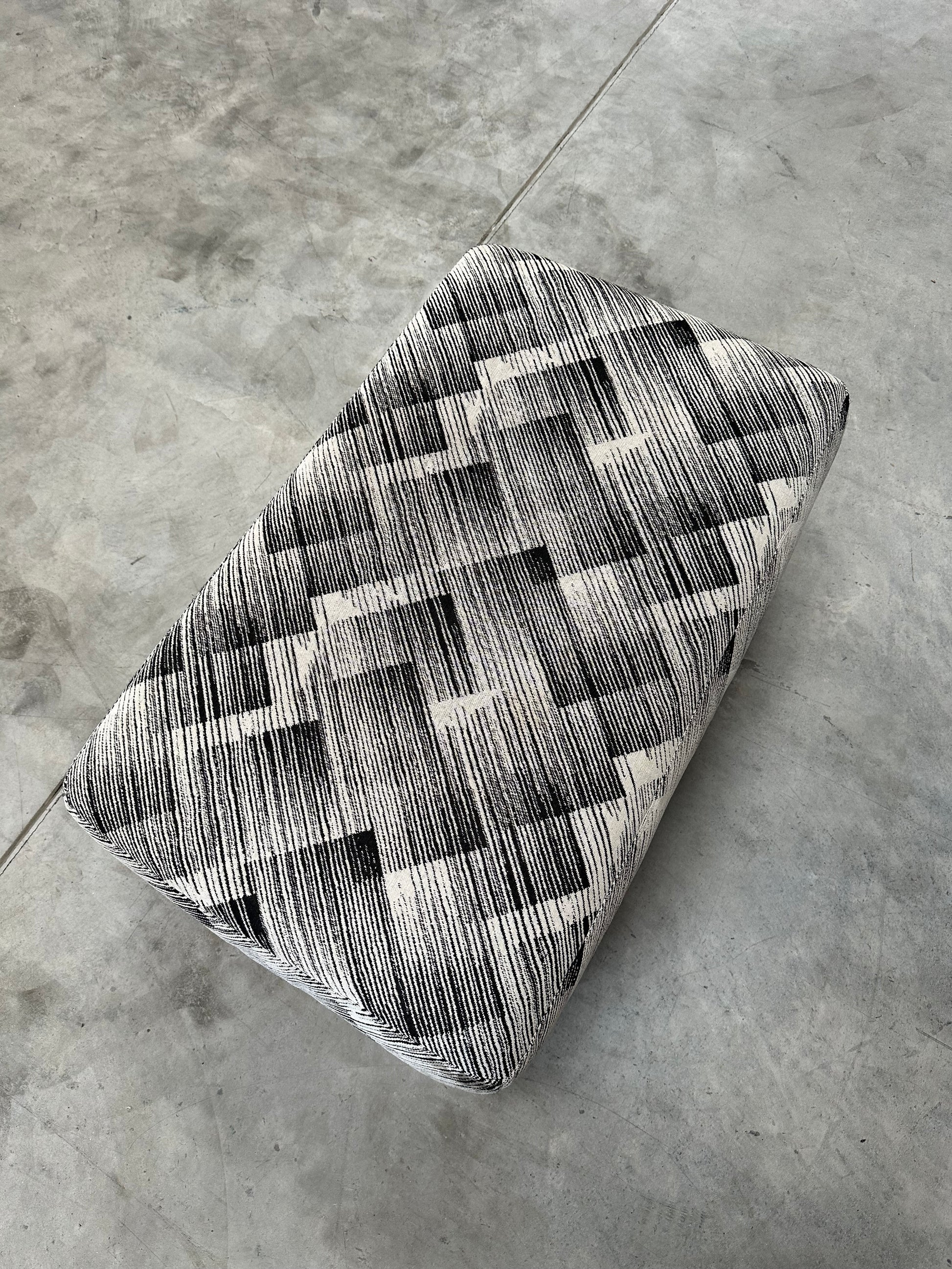 John Lewis Bailey II Footstool in a Bespoke Fabric Pattern