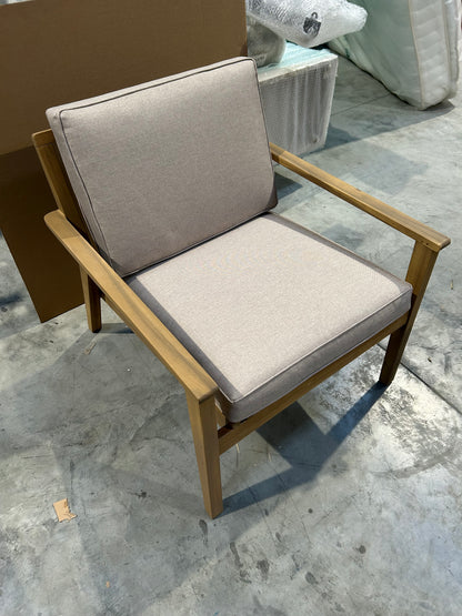 John Lewis Mona Garden Lounge Chair Acacia Wood Natural