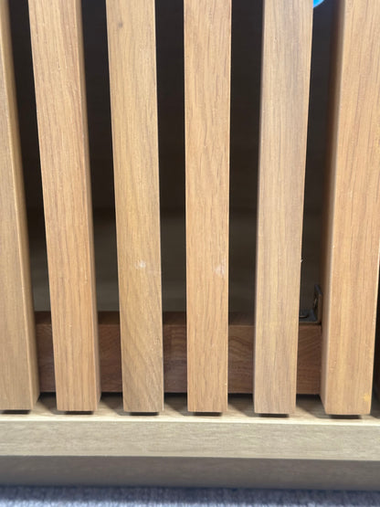 John Lewis Slatted TV Stand Sideboard for TVs up to 60in  Oak