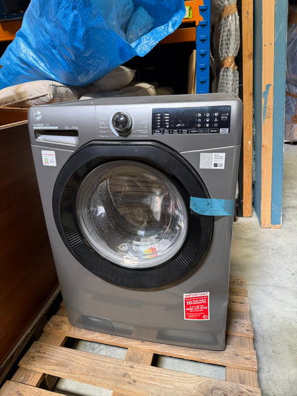 Hoover H-WASH 350 H3WPS696TMBR6-80 Freestanding Washing Machine, 9kg Load, 1600rpm Spin, Graphite