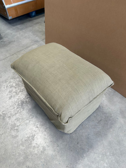 John Lewis x Sophie Conran Cocobella Footstool, Light Leg, Boho Parchment