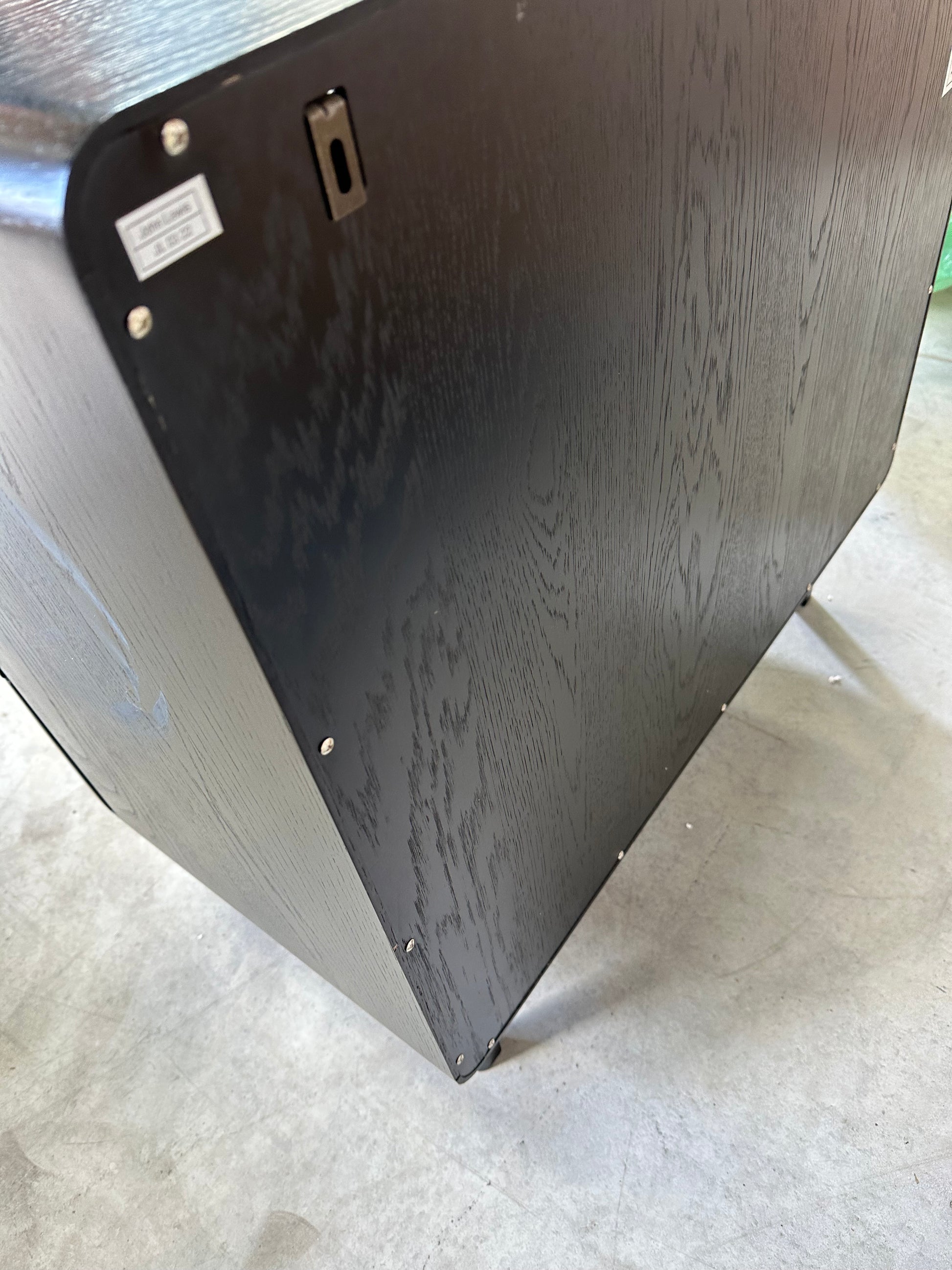 John Lewis Rattan 3 Drawer Chest, Black