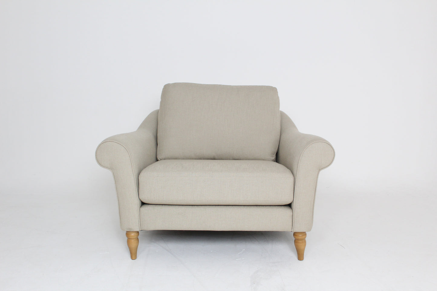 John Lewis Camber Armchair in Chunky Chenille Natural