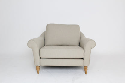 John Lewis Camber Armchair in Chunky Chenille Natural