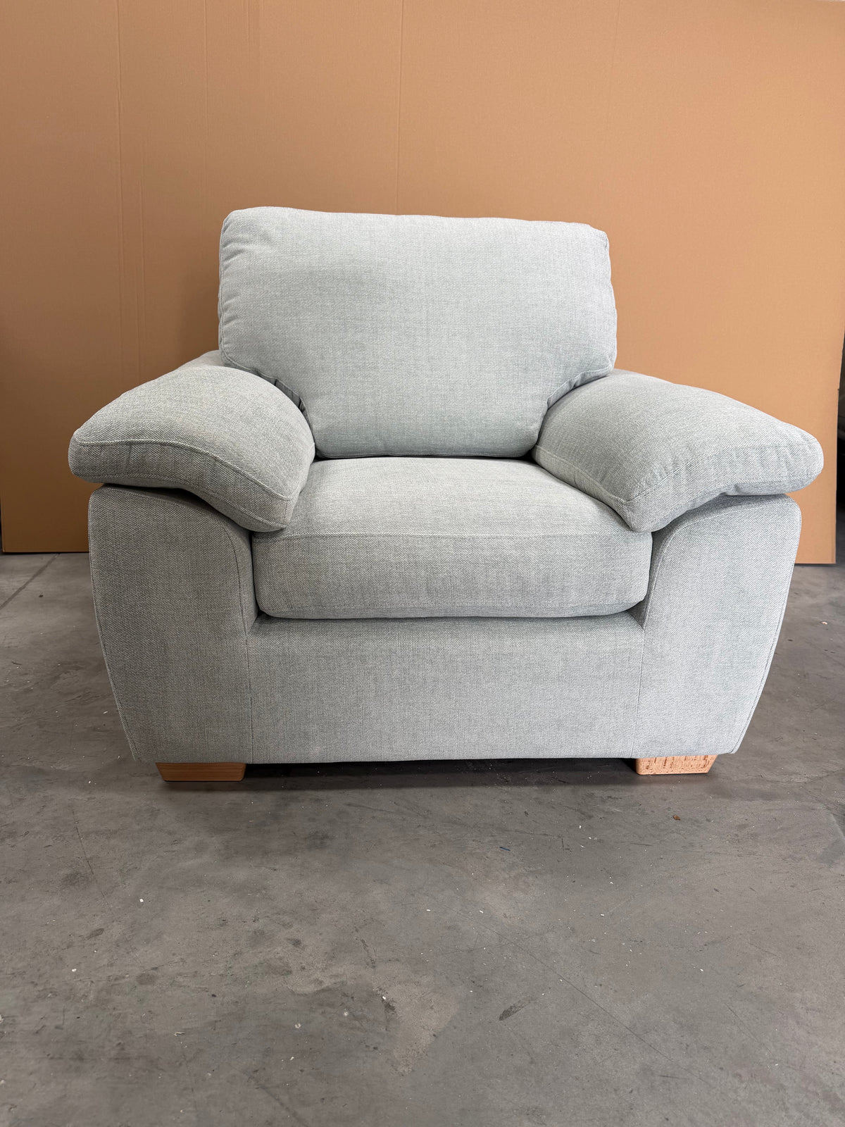 John Lewis Camden Armchair Light Blue Seagrass