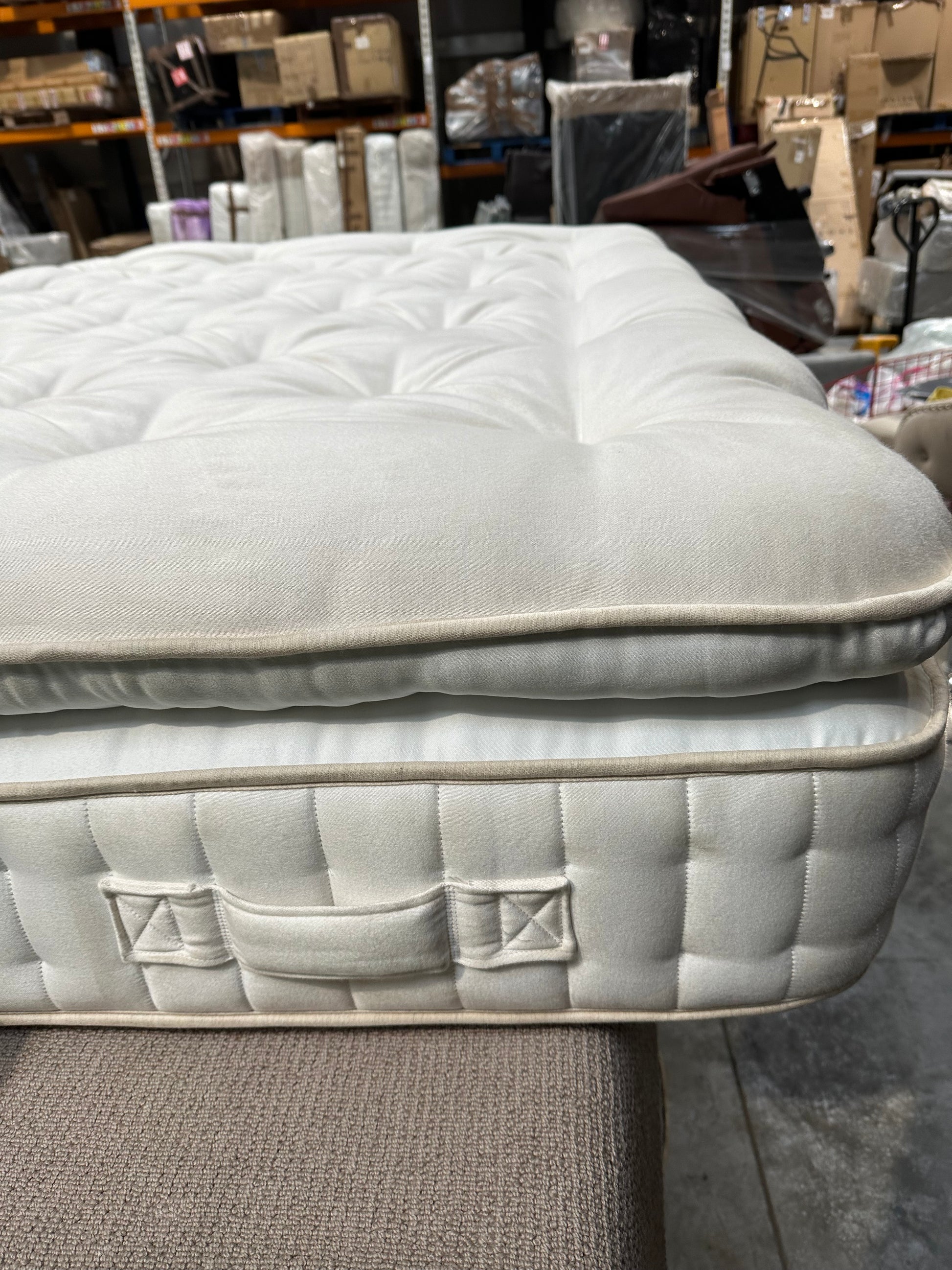 John Lewis British Natural Collection Cotswold Pillowtop 10250 Mattress, Regular Tension, King Size Firmer