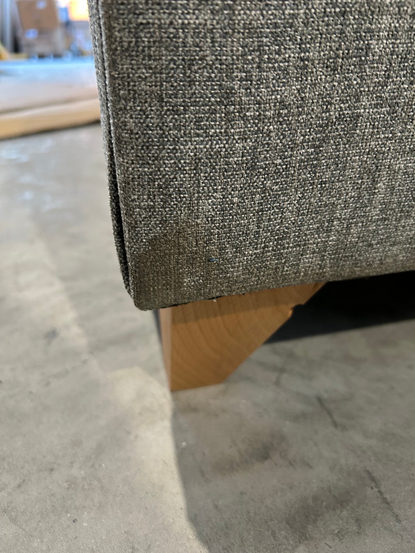 John Lewis Charlotte II Grand 4 Seater Sofa Aquaclean Connie Mist Grey