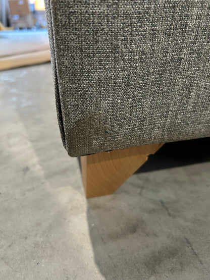 John Lewis Charlotte II Grand 4 Seater Sofa Aquaclean Connie Mist Grey