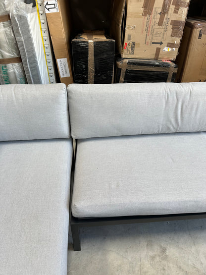 John Lewis Platform 4-Seater CornerJohn Lewis Platform 4-Seater Corner Garden Dining/Lounge Set with Height-Adjustable Table, Grey