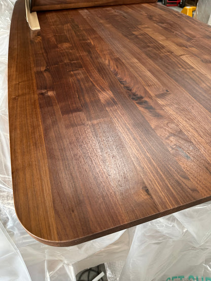 John Lewis Cara 4 Seater Dining Table, American Black Walnut