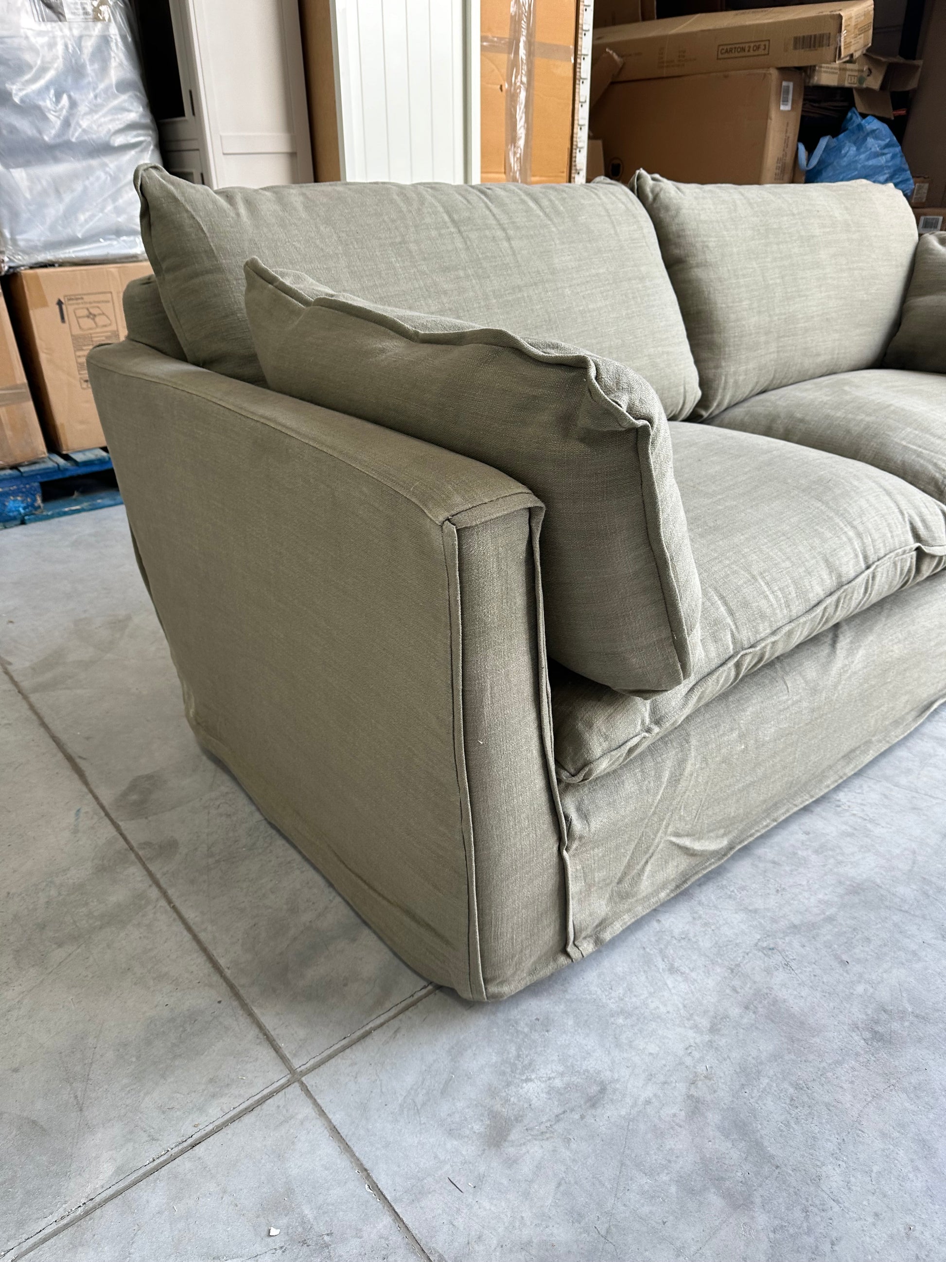 John Lewis x Sophie Conran Cocobella Large Sofa, Light Leg, Boho Parchment