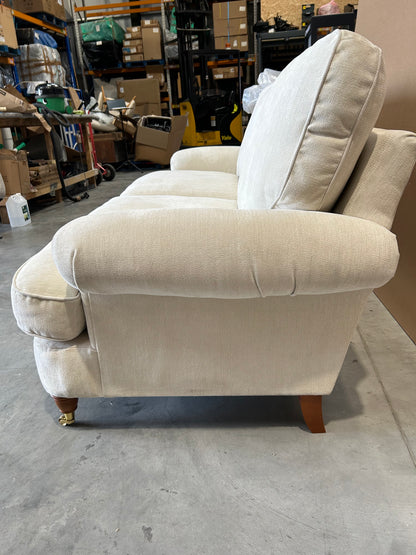 Laura Ashley Beaumaris Large 3 Seater Sofa, Oak Leg, Orla Natural