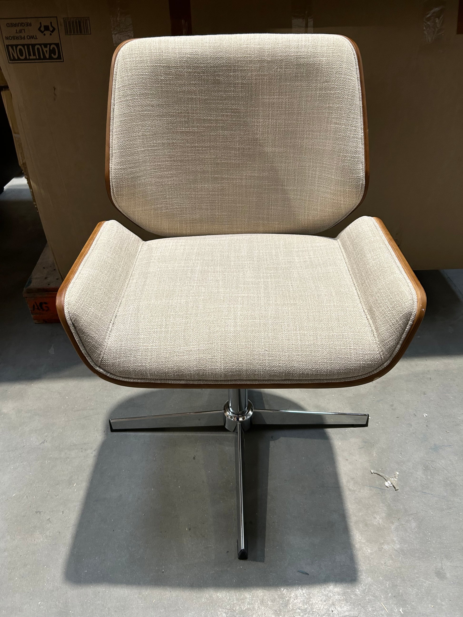 MELROSE OFFICE CHAIR NATURAL - LIST