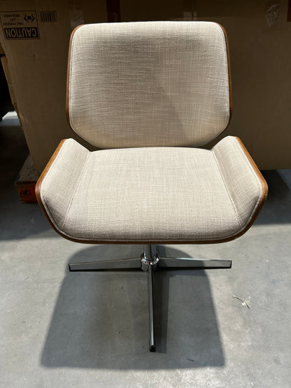 MELROSE OFFICE CHAIR NATURAL - LIST
