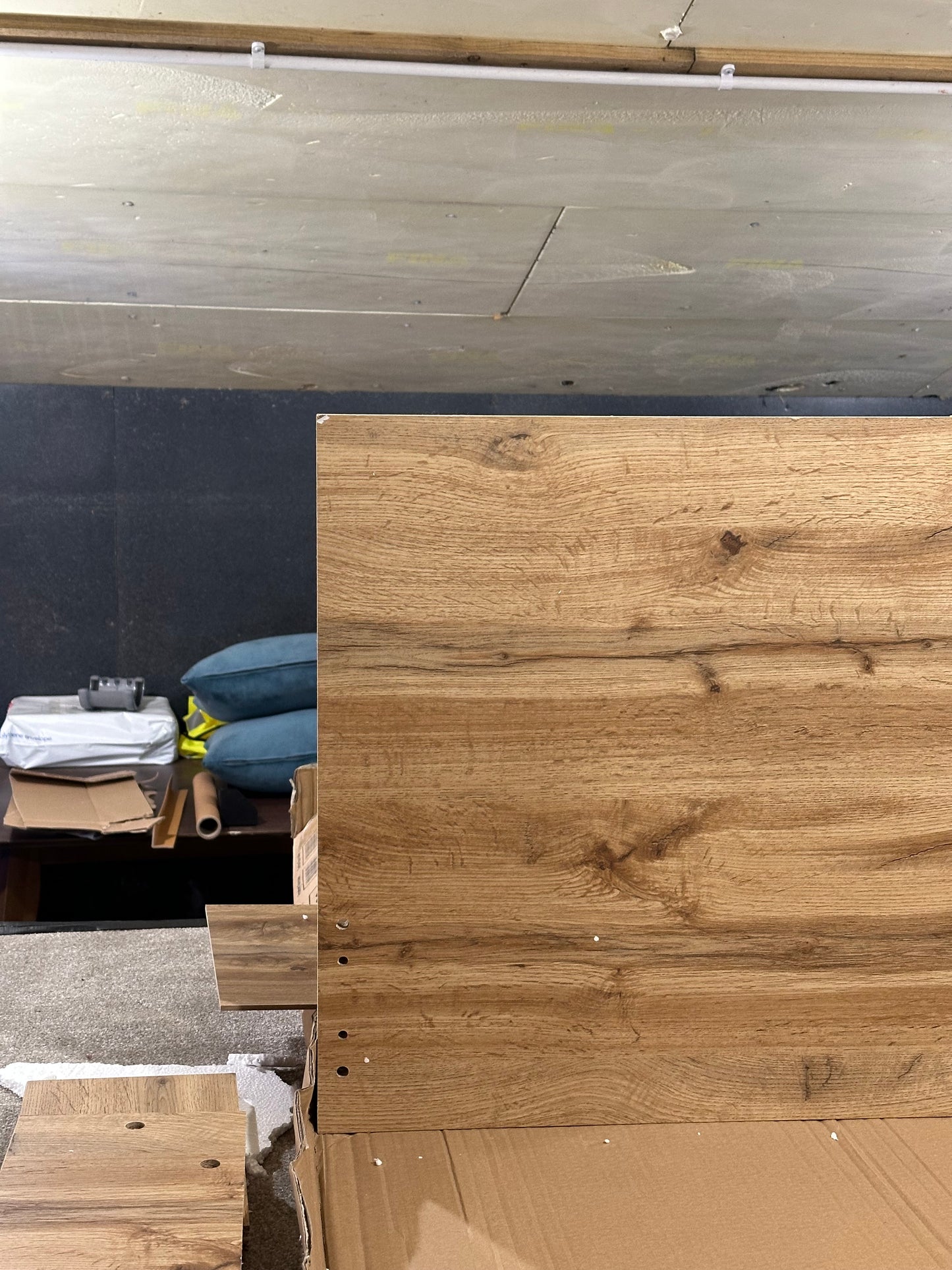 Julian Bowen Bali Bookcase Bed Frame, King Size, Oak