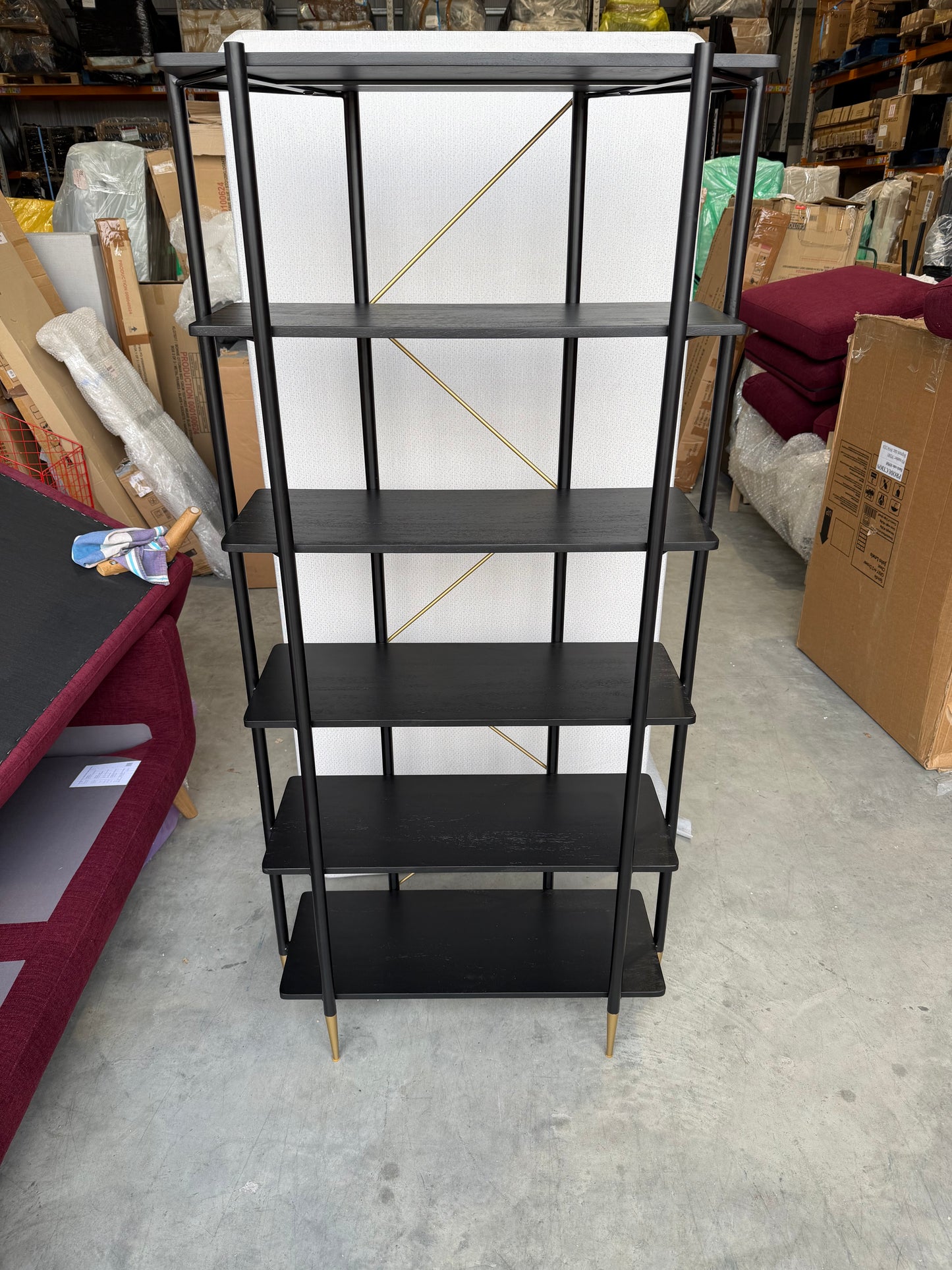 John Lewis Swoon Cole Shelving Unit Black