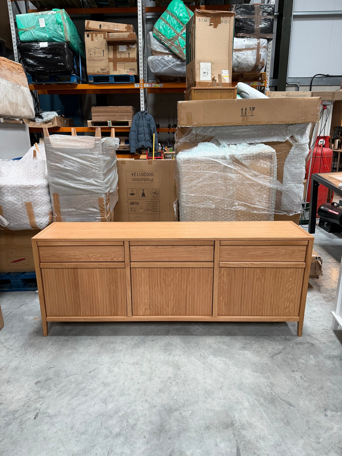 John Lewis Anders 3 Door, 3 Drawer Sideboard, Natural