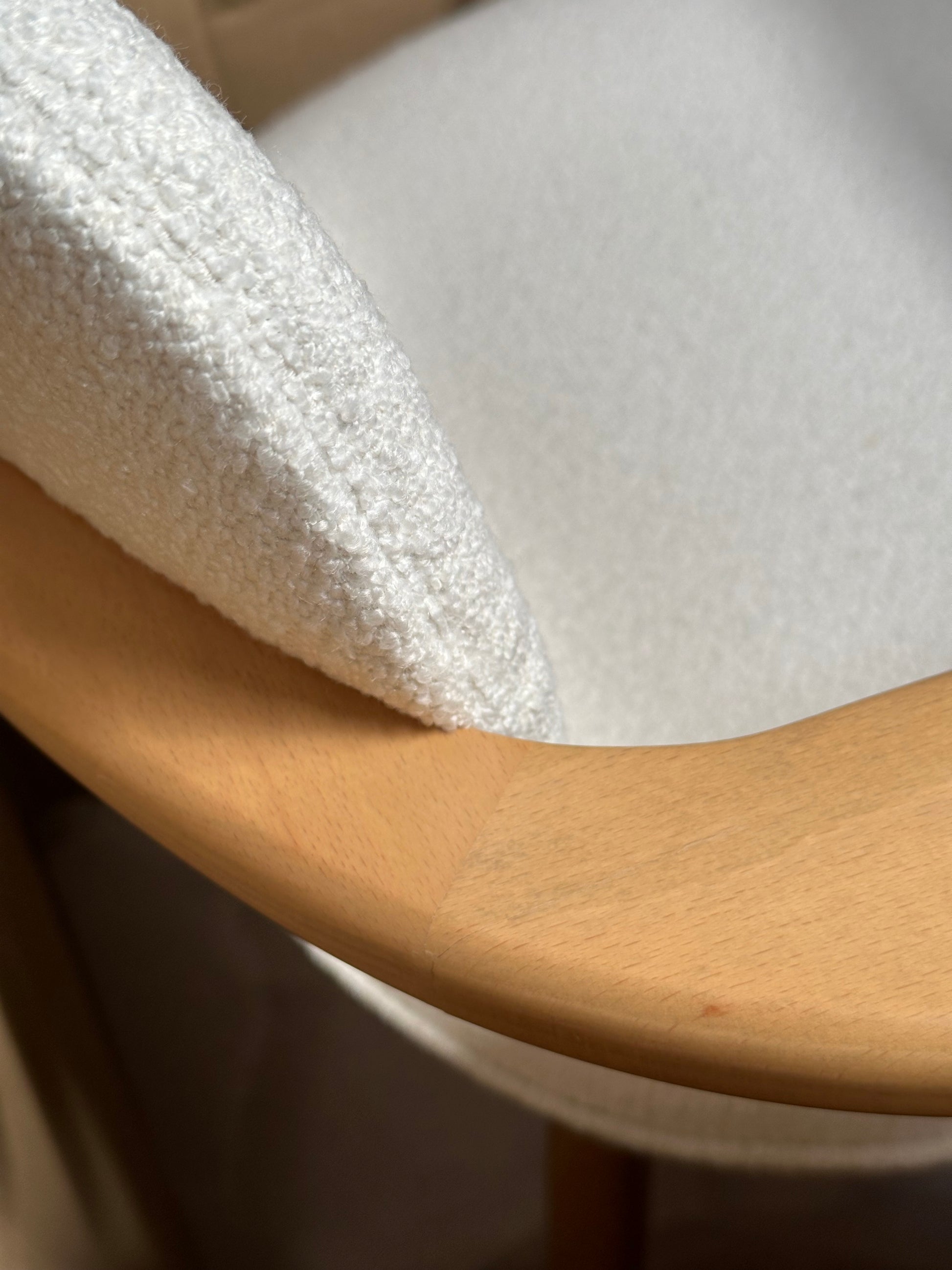 John Lewis Soren Office Chair, Ivory/Natural