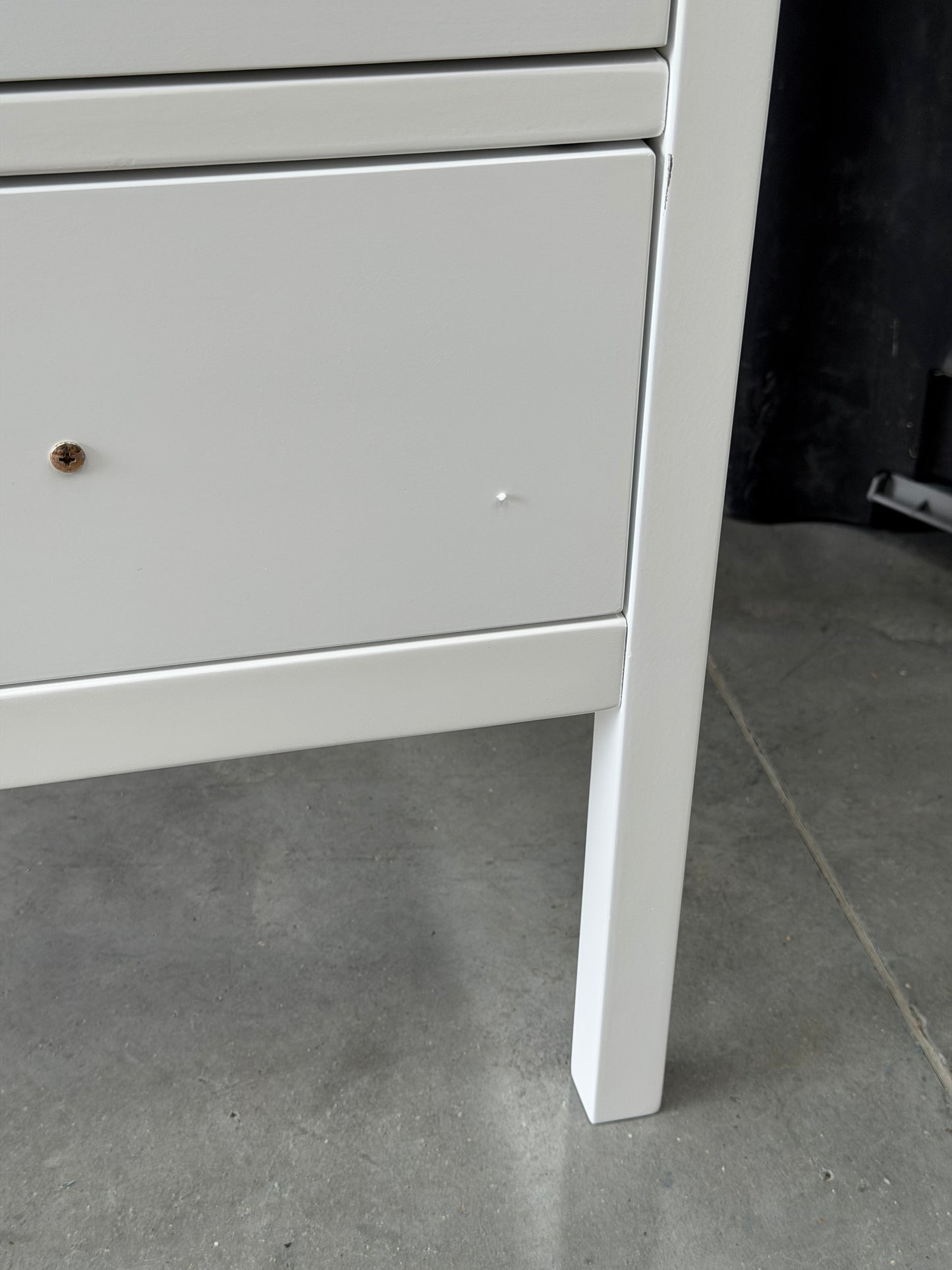 John Lewis Wilton 2 Drawer Bedside Cabinet White Bedroom