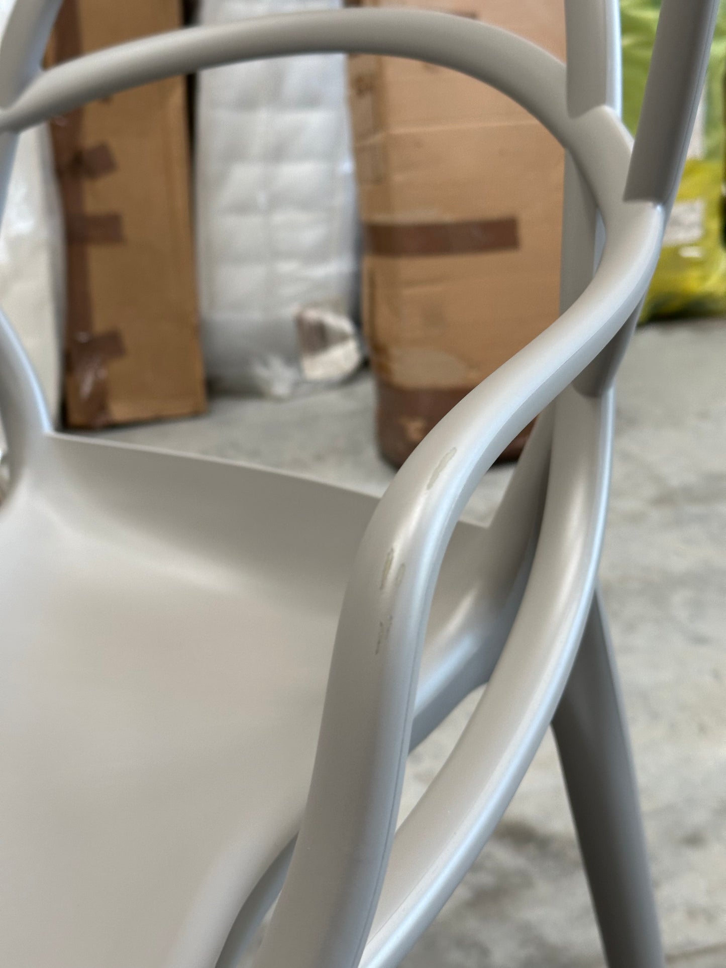 Kartell Philippe Starck for Kartell Masters Chair Grey