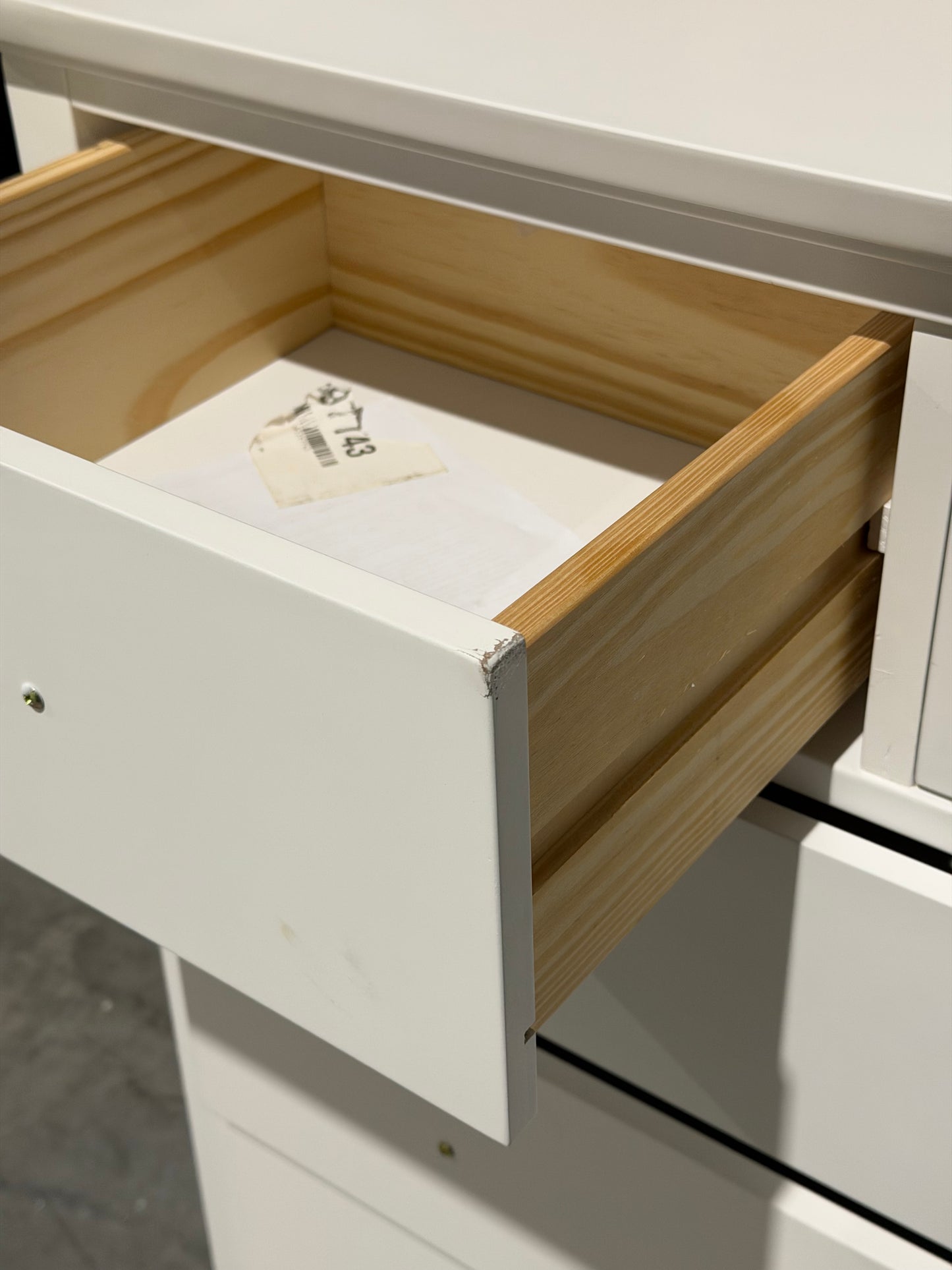 John Lewis Chest of Drawer Wilton 6 Drawer Chest White