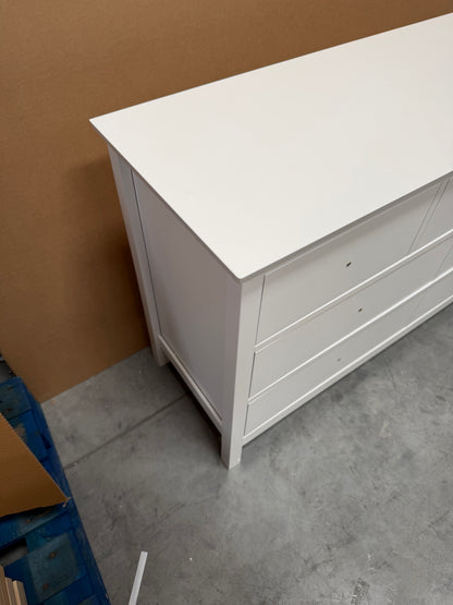 John Lewis Chest of Drawer White Wilton 7 Drawer Chest