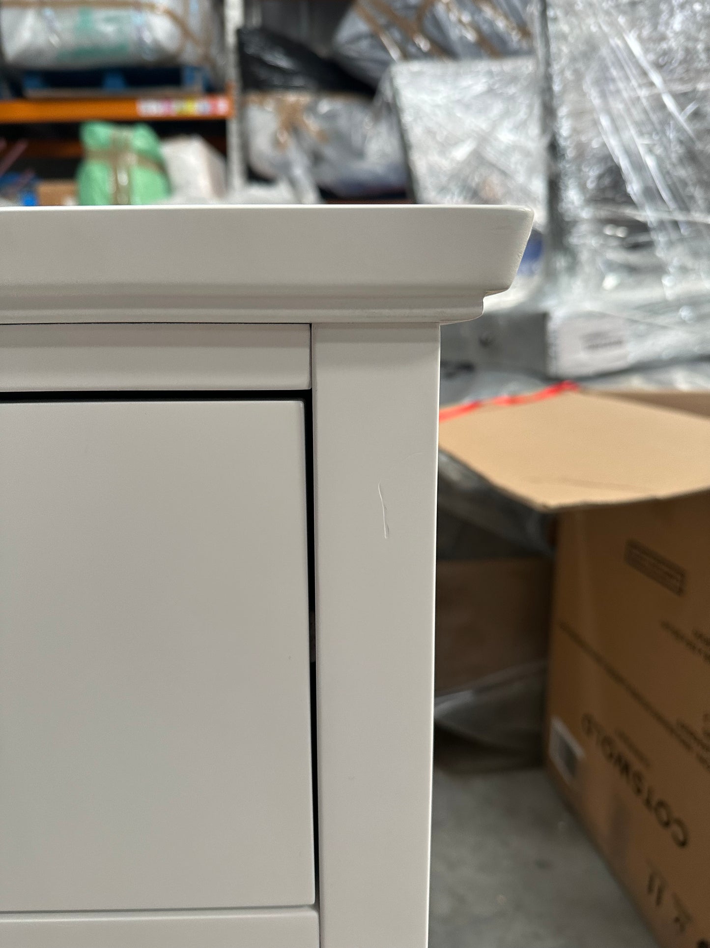 John Lewis Chest of Drawer White Wilton 7 Drawer Chest