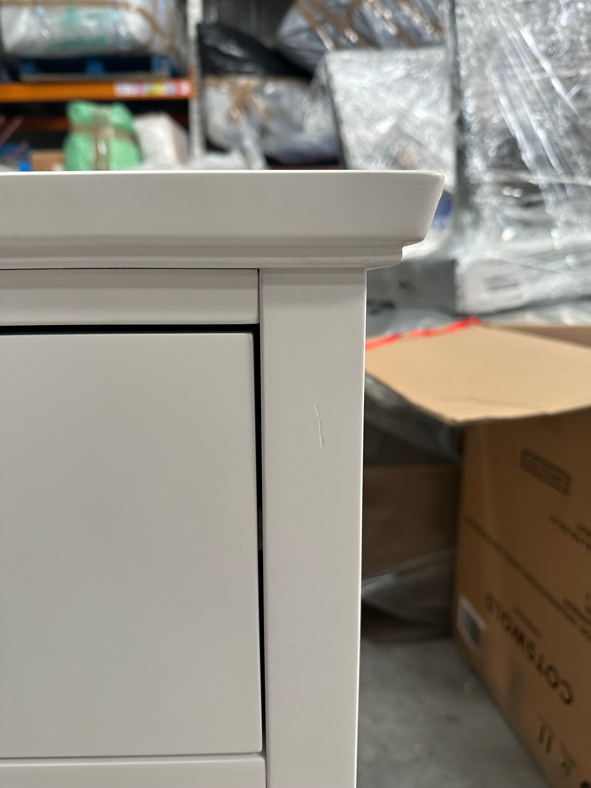 John Lewis Chest of Drawer White Wilton 7 Drawer Chest