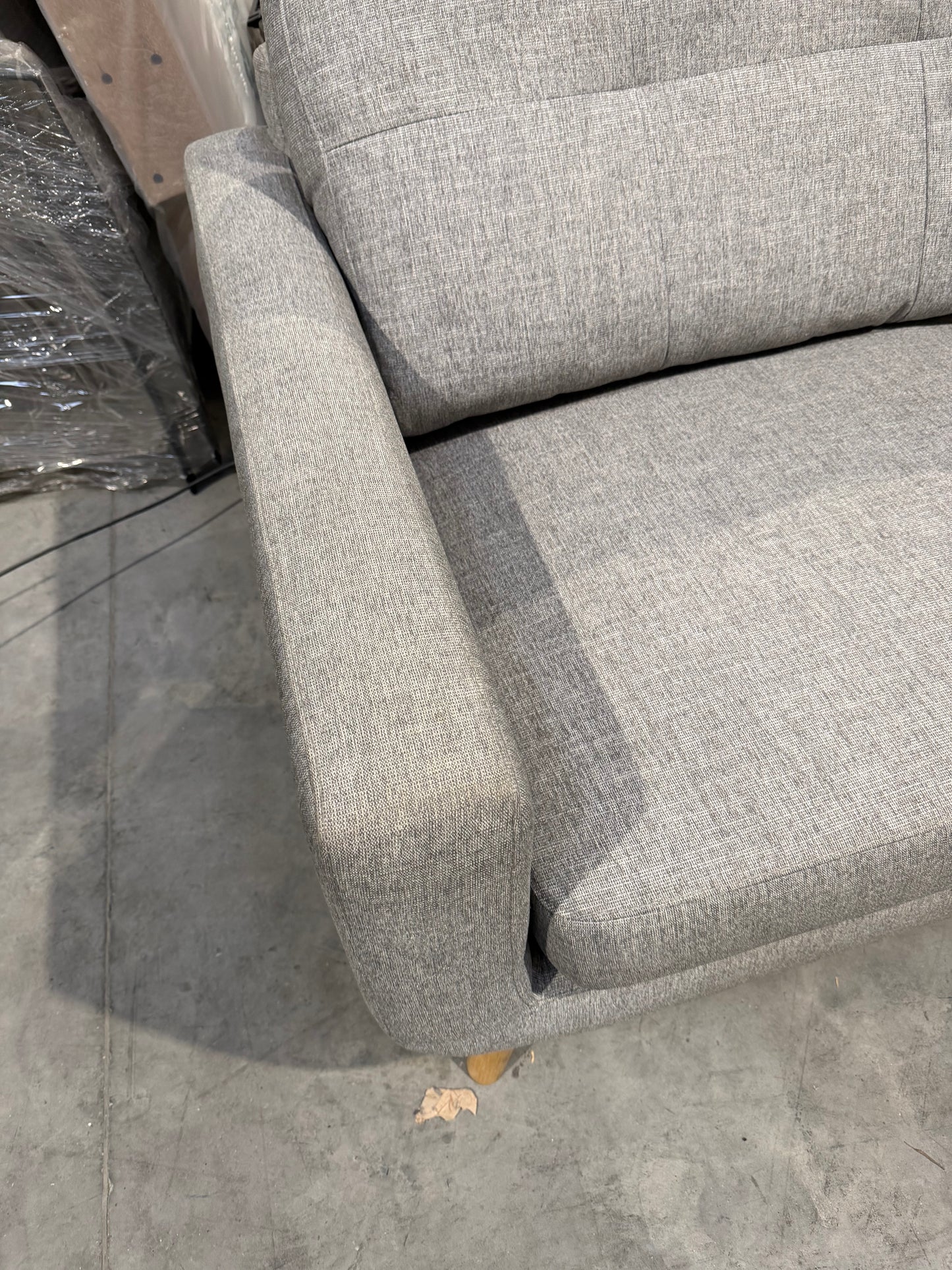 John Lewis Corner Sofa Barbican 5+ Seater Connie Grey