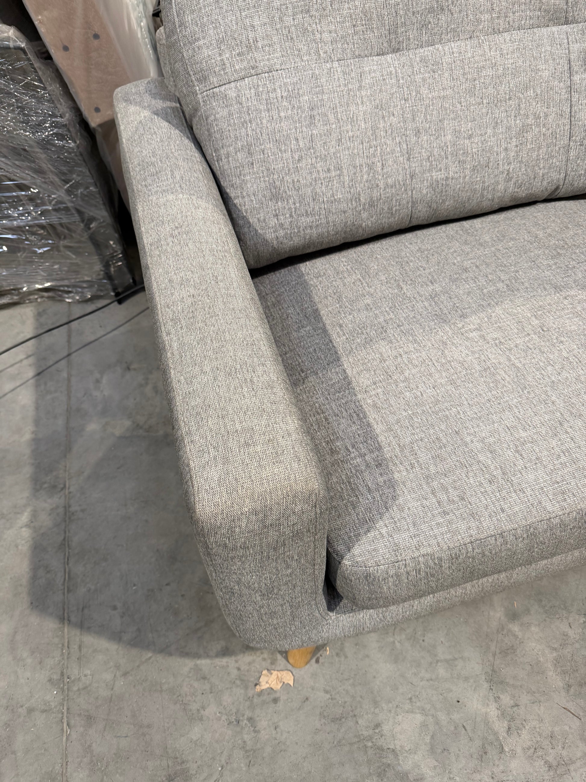 John Lewis Corner Sofa Barbican 5+ Seater Connie Grey