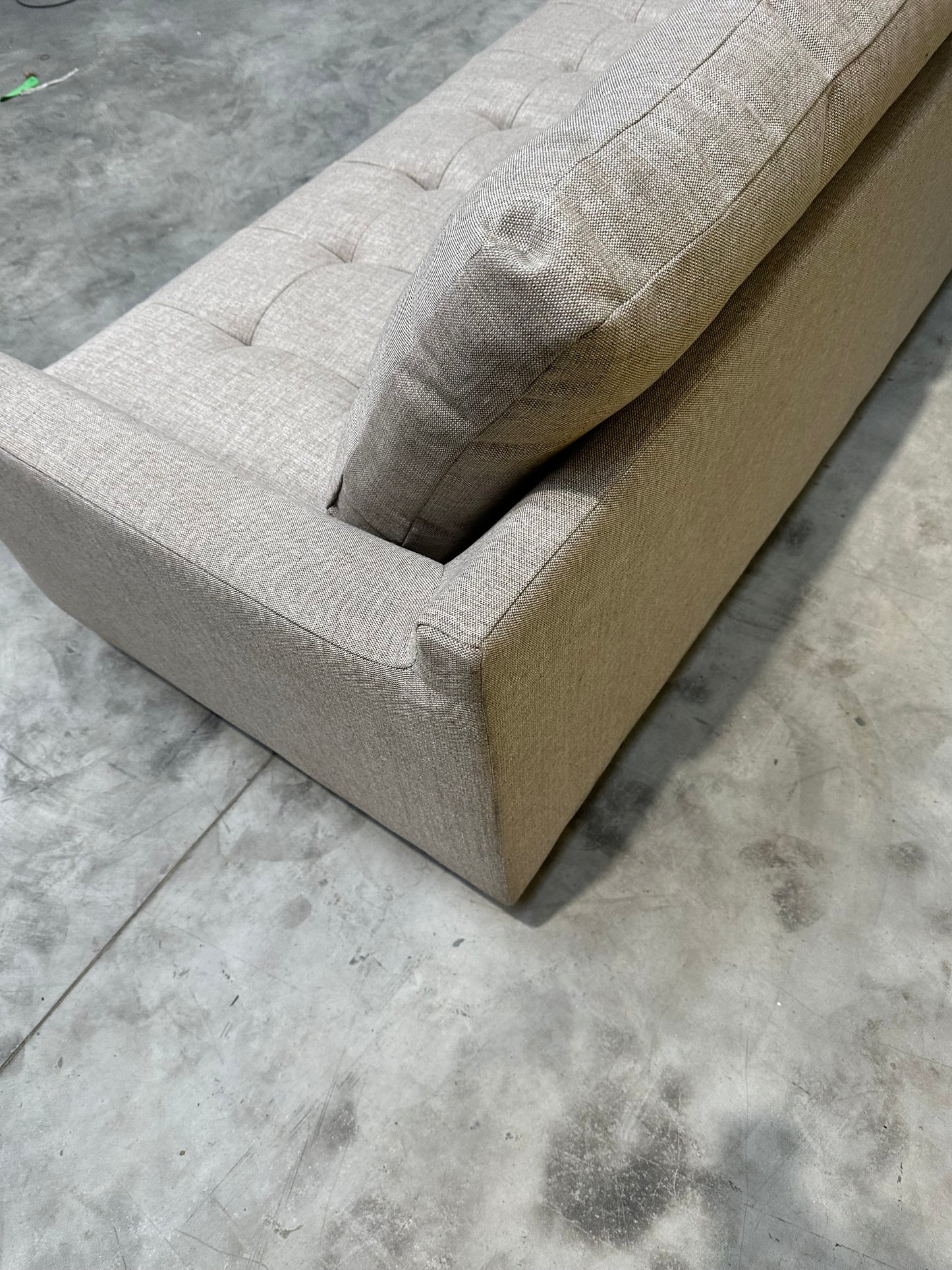 John Lewis Draper II Large 3 Seater Motion Sofa, Light Leg, Aquaclean Aston Natural