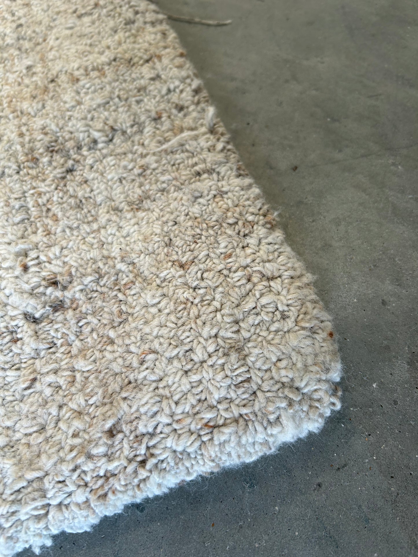 John Lewis Orkney Loop Pile Rug, Putty, L235 x W170cm