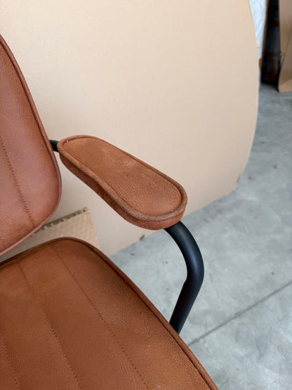 John Lewis Rowley Office Chair Whisky Brown