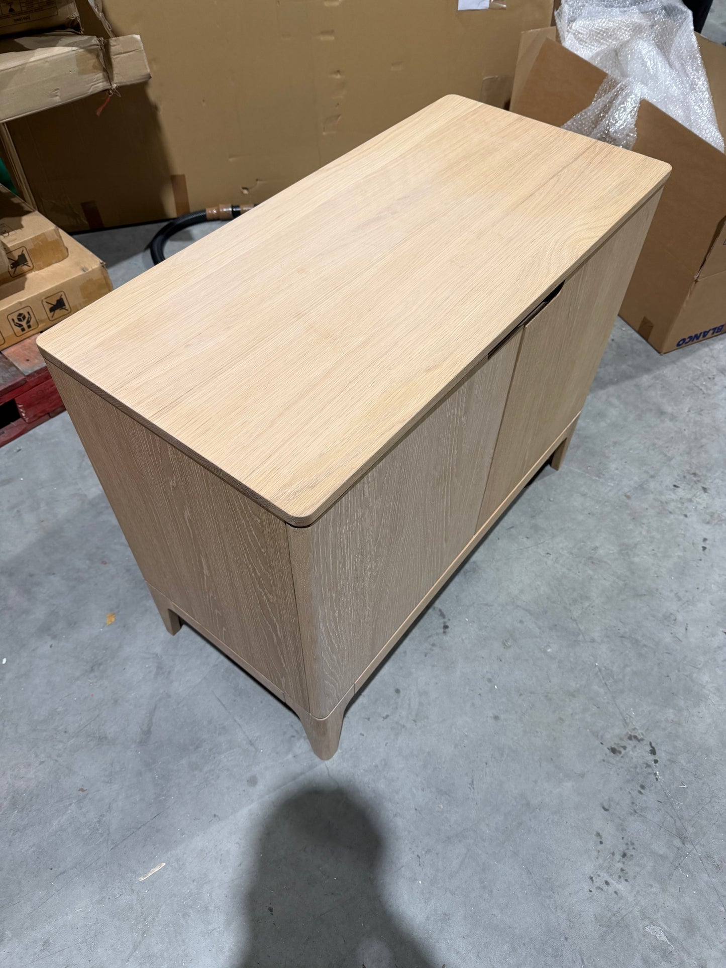 John Lewis Mira II 1 Drawer Small Sideboard, Oak