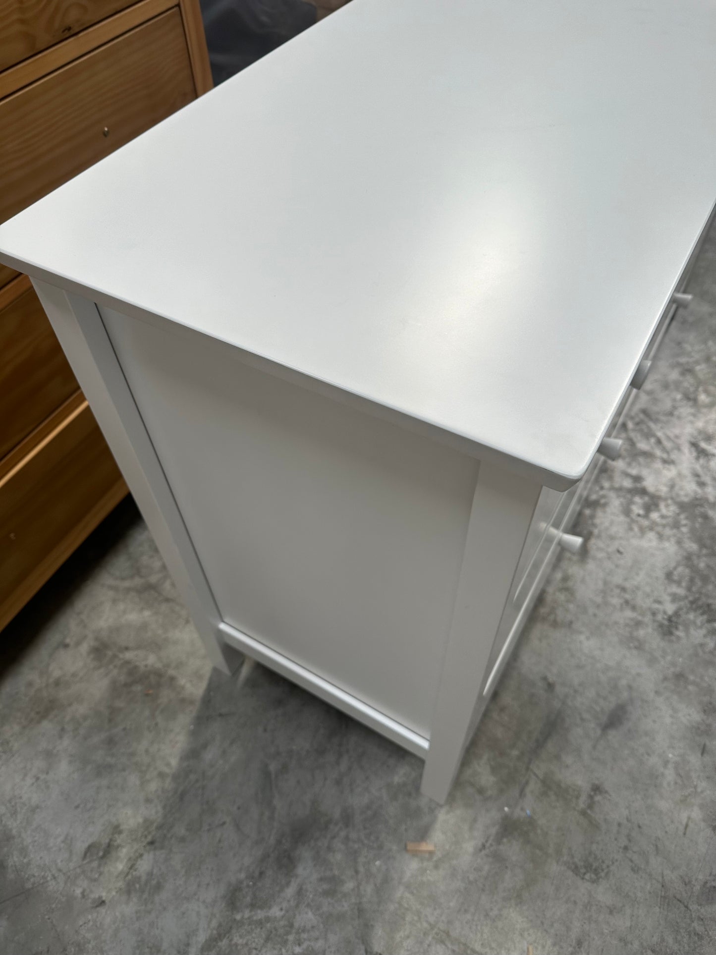 John Lewis Chest of Drawer White Wilton 7 Drawer Chest