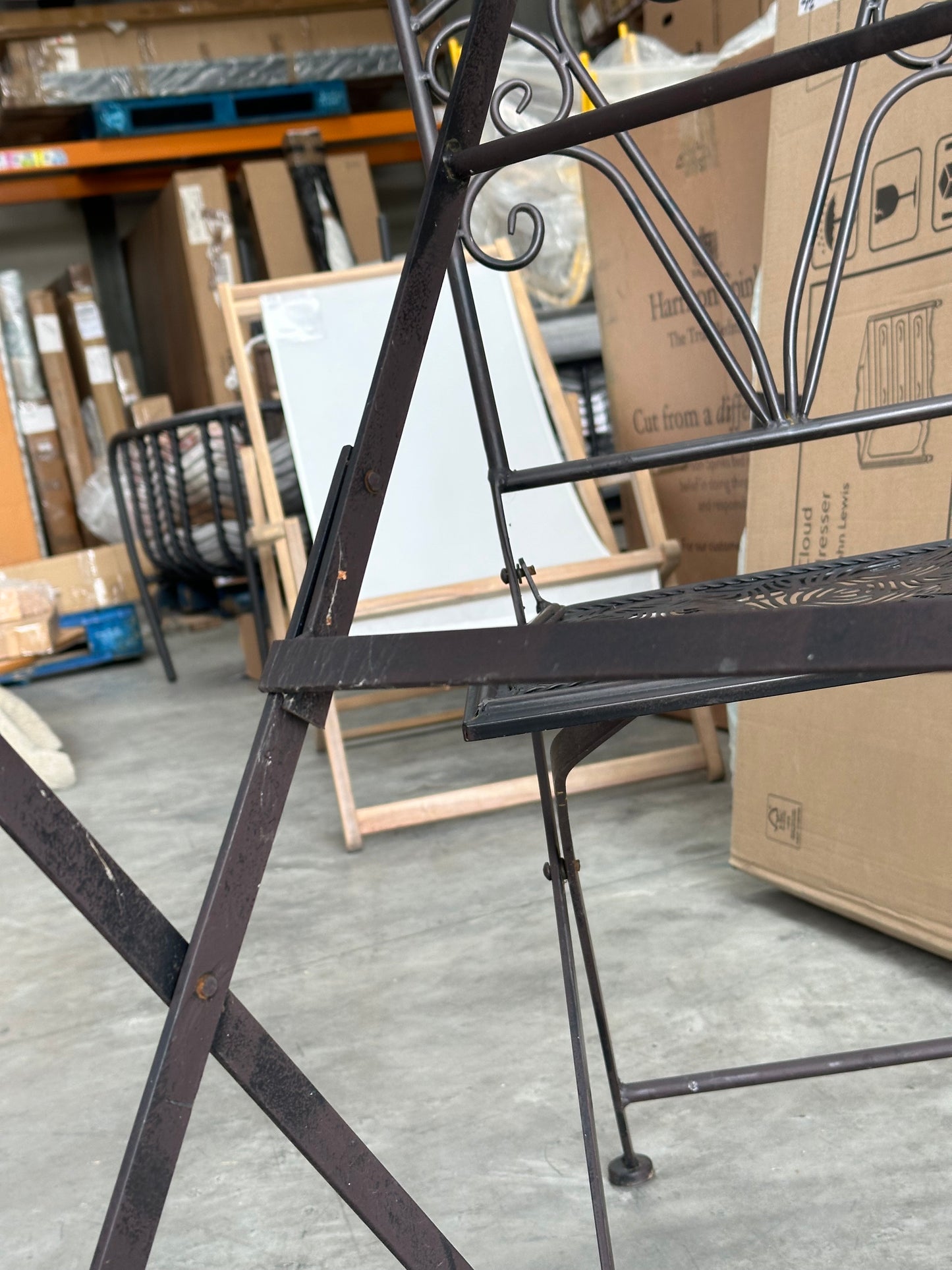 Gallery Direct Brindisi 2-Seater Folding Garden Bistro Table & Chairs Set