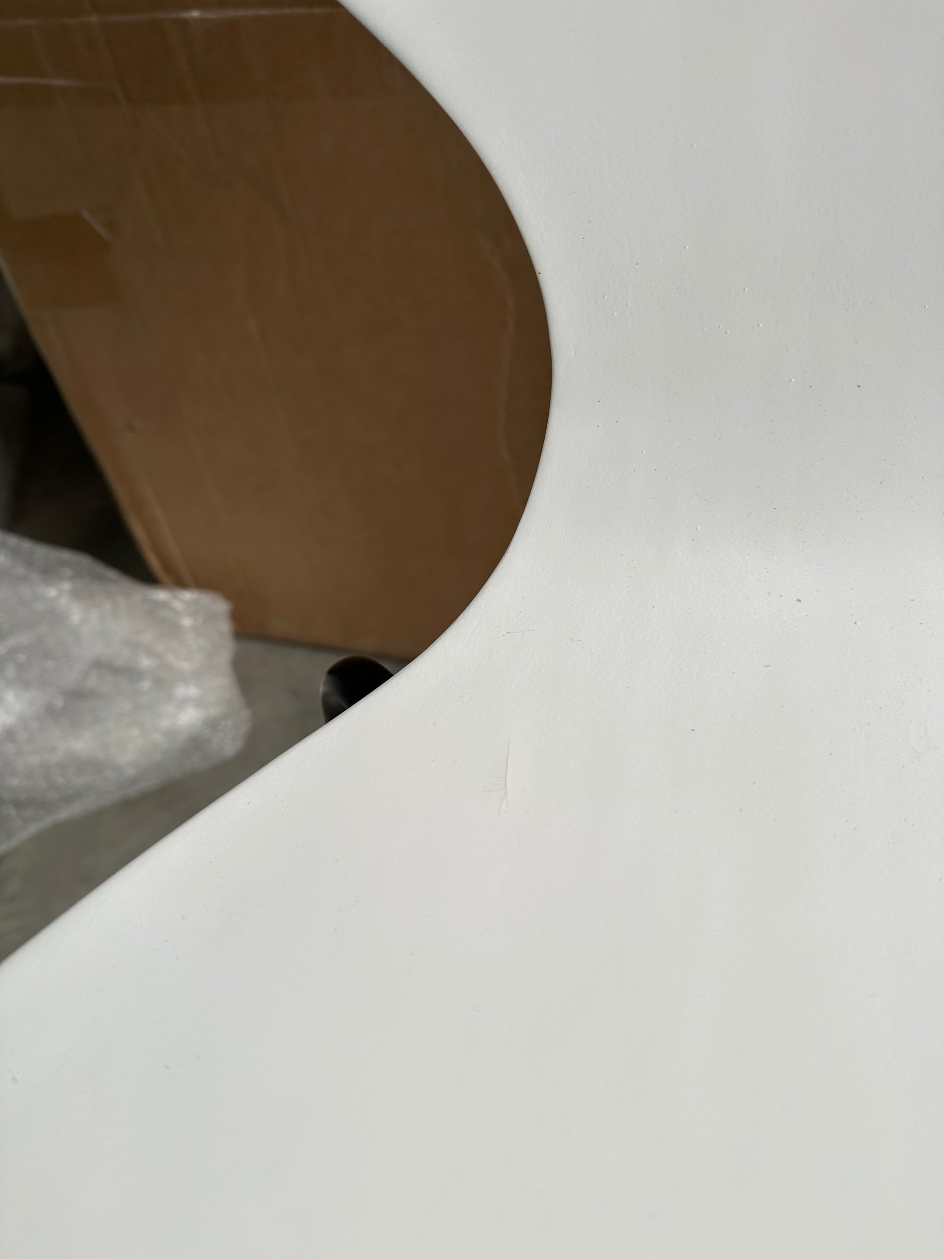 John Lewis Crescent Dining Chairs, White, Set of 4