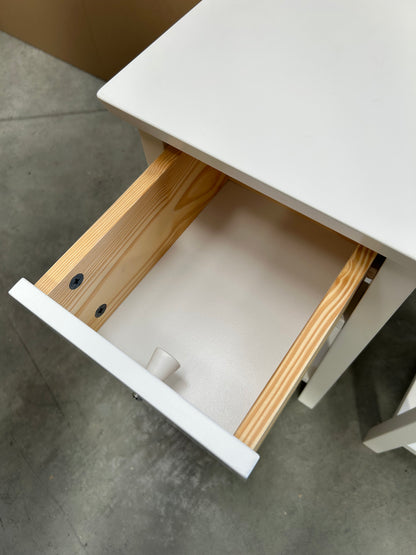 John Lewis Wilton Bedside Tables, Set of 2 White