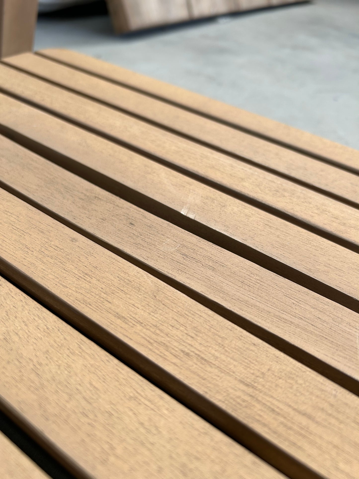 John Lewis Mona Rectangular Garden Dining Table, 175cm Natural