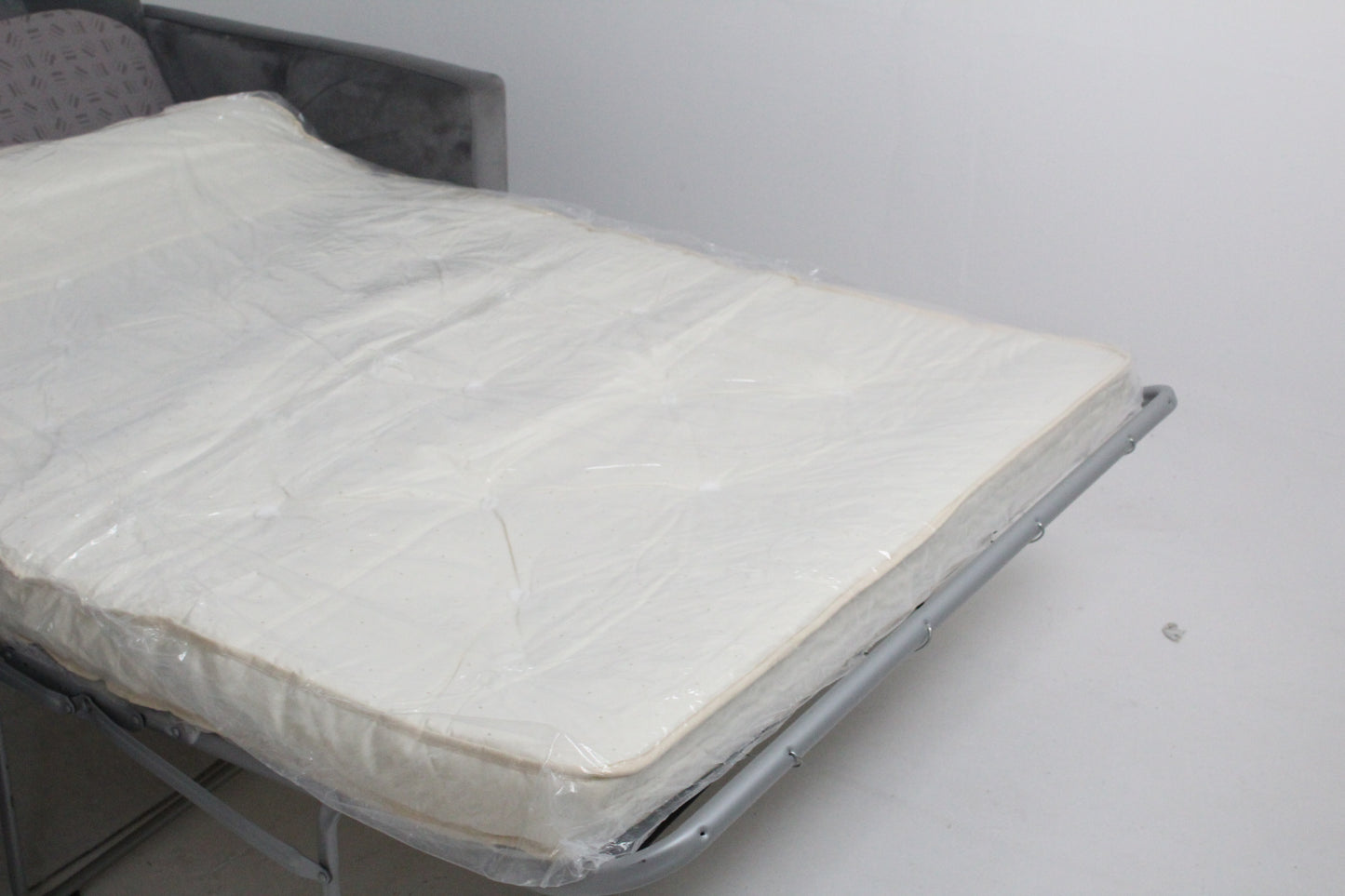 John Lewis Bailey II 4 Seater LHF Chaise End Sofa In velvet steel