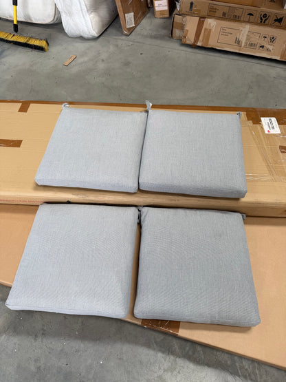 John Lewis Marlow Aluminium 4-Seater Square REPLACEMENT CUSHIONS ONLY – Grey