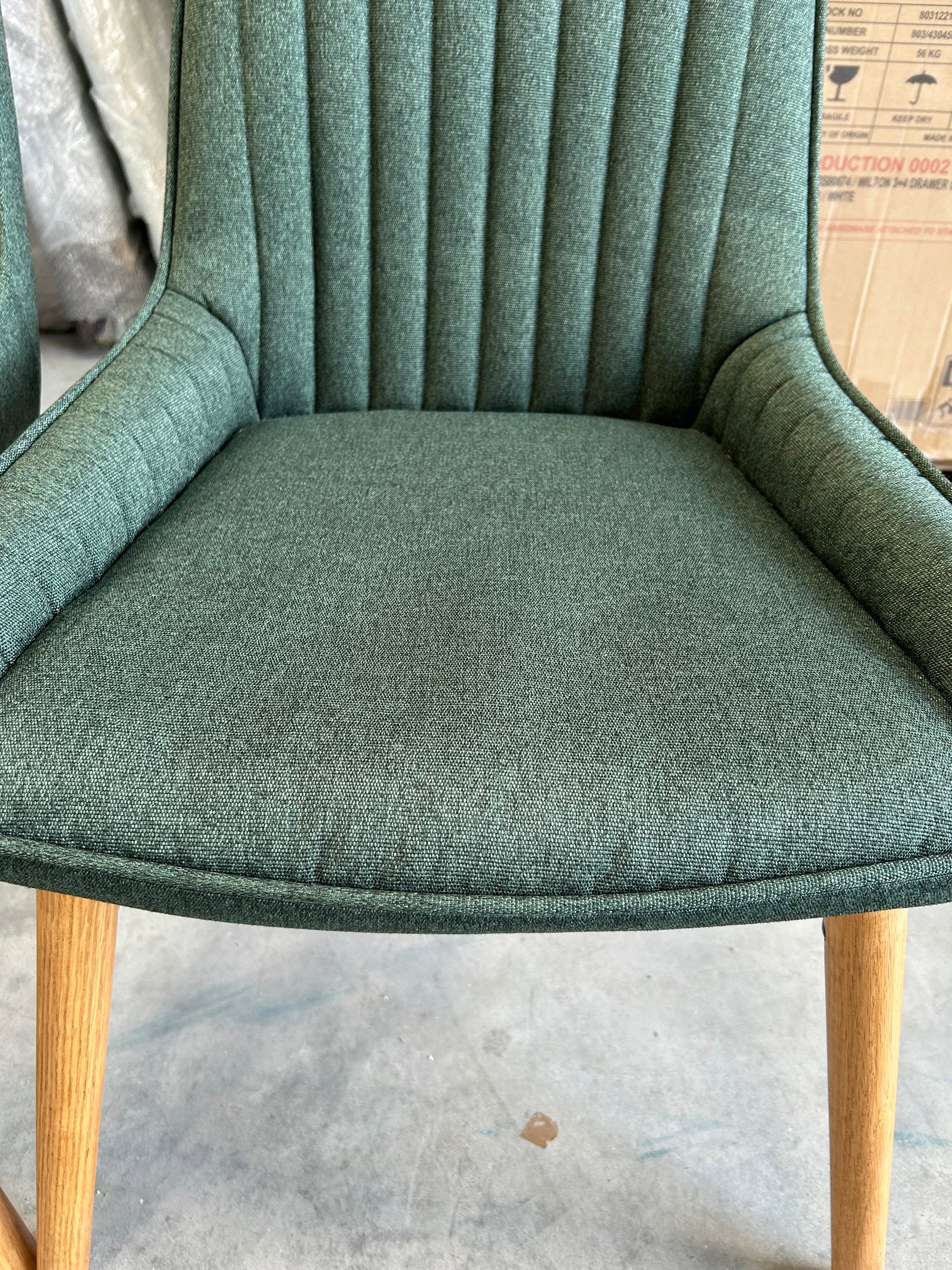 John Lewis Toronto Dining Side chairs, Set of 2, Moss