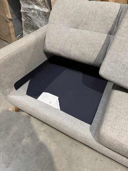 John Lewis Corner Sofa Barbican 5+ Seater Connie Grey