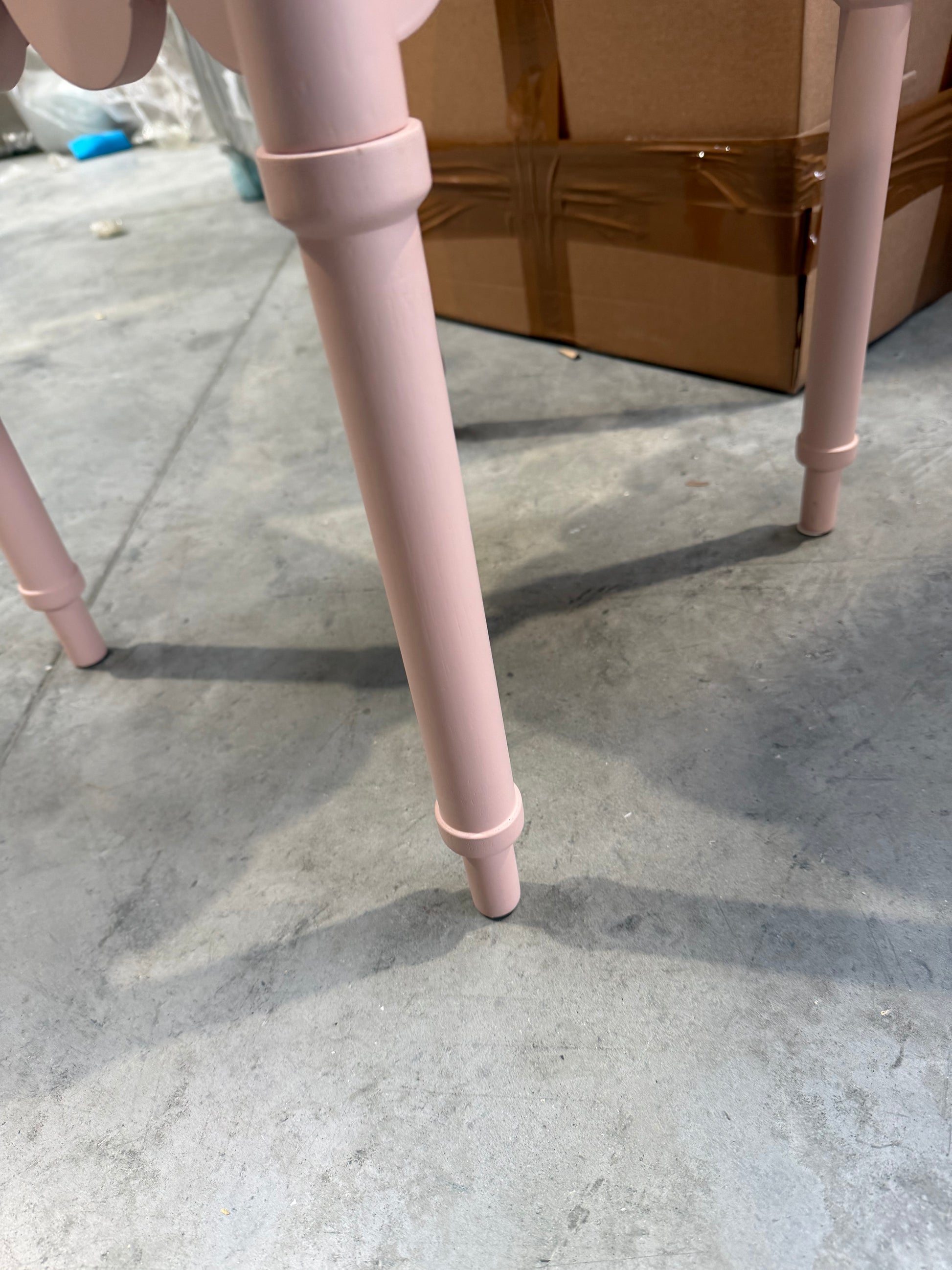 John Lewis Hem Bedside Table Blush Pink