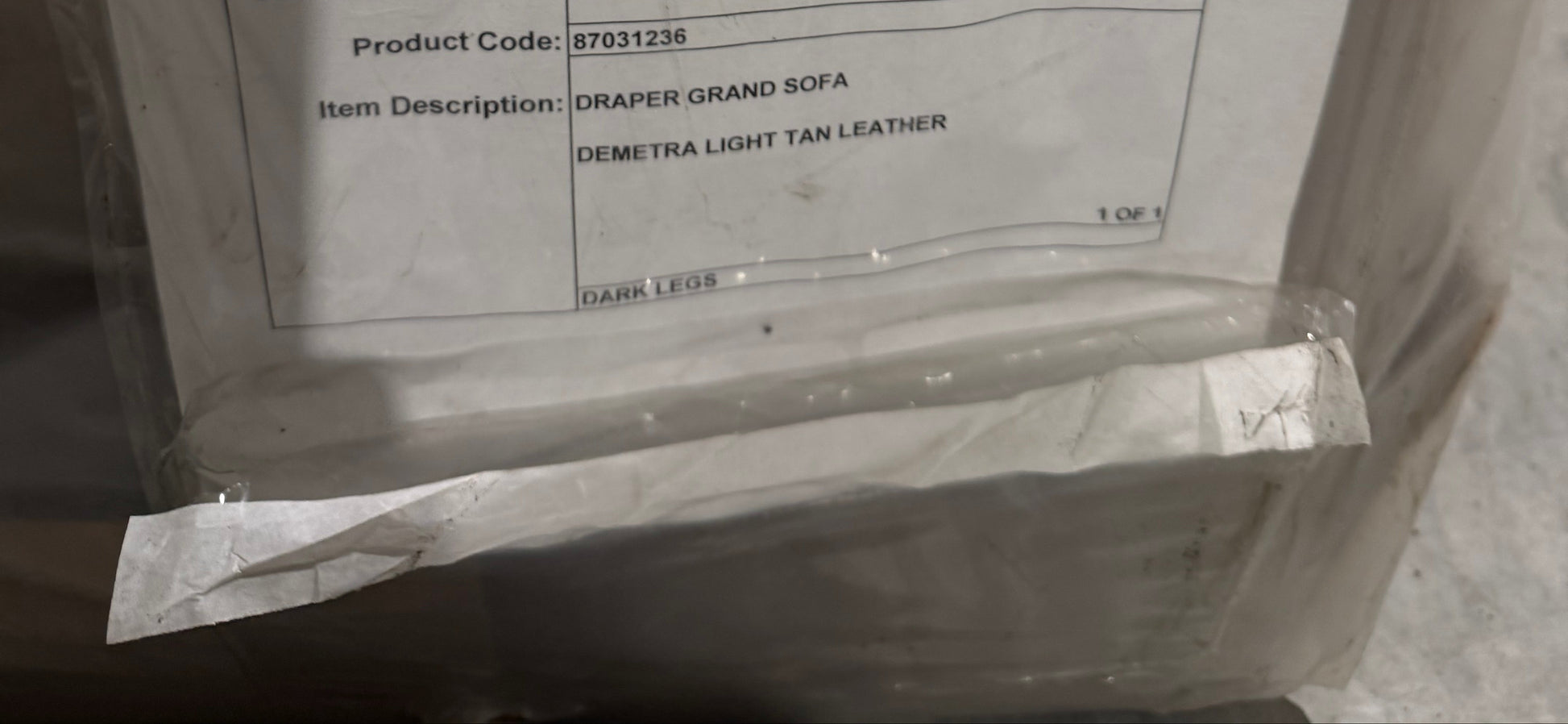 John Lewis Draper II Grand 4 Seater Leather Sofa, Metal Leg, Demetra Light Tan