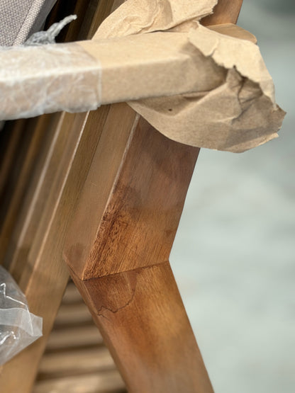 John Lewis Mona Garden Lounge Chair Acacia Wood Natural