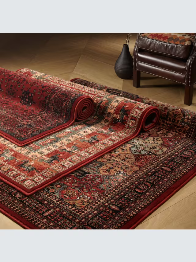 John Lewis Royal Heritage Imperial Baktian Rug, Red, L160 x W80cm
